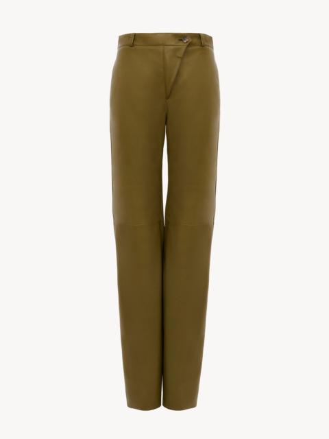 Chloé STRAIGHT PANTS IN LEATHER