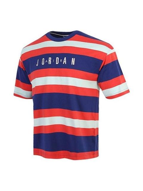 Jordan Air Jordan Sport DNA HBR Multicolor Stripe Short Sleeve CK9572-455