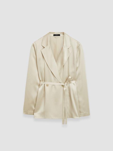 JOSEPH Silk Satin Joubert Jacket