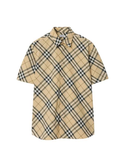 checked cotton shirt