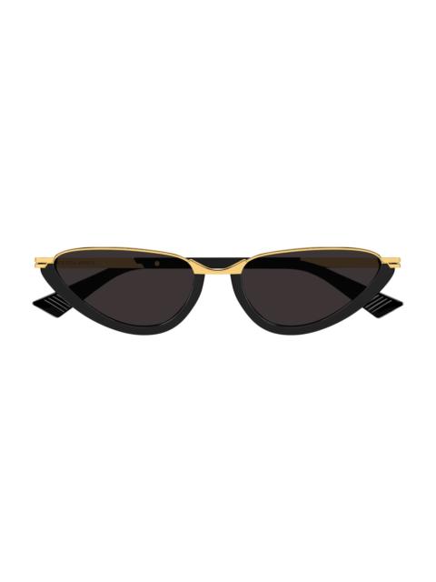 Bottega Veneta Bv1346s-001 - Black / Gold Sunglasses
