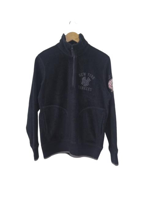 Other Designers Uniqlo - New York Yankees Half Zipper Fleece Sweatshirt