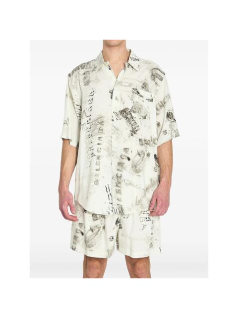 BALENCIAGA Balenciaga Neutrals Shirts Men