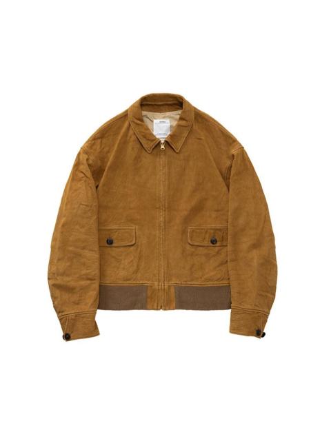visvim MAHON JKT SUEDE IT MUSTARD