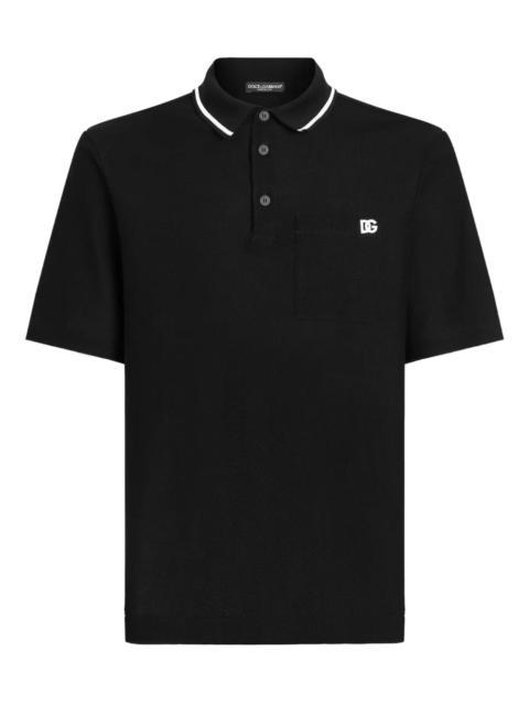 Dolce & Gabbana Dolce & Gabbana Men Cotton Polo Shirt With Embroidered Logo