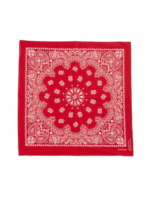 FORTELA Fortela Ikara Cotton Bandana in Red at Nordstrom