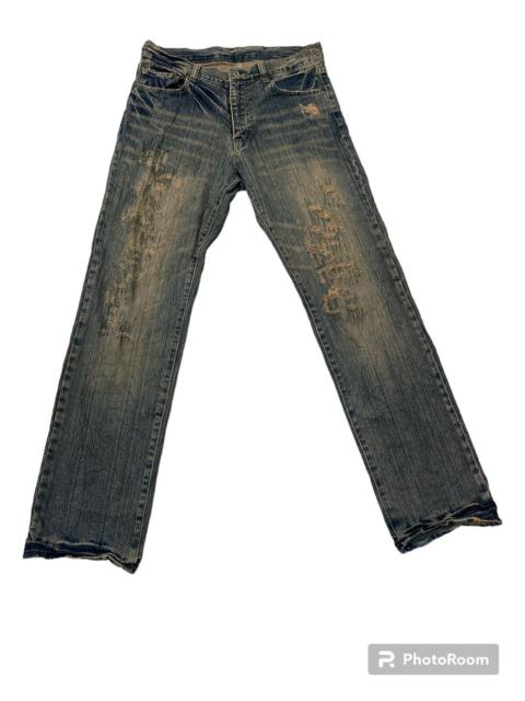 Other Designers Takeo Kikuchi - distress denim very rare
