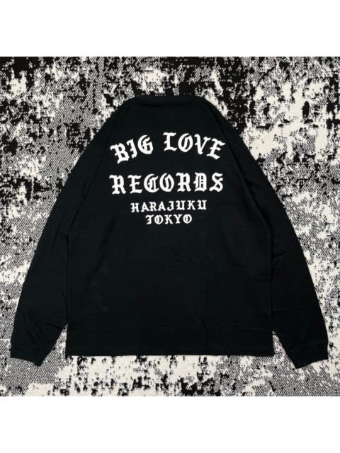 Vintage - BIG LOVE RECORDS JAPAN CLASSIC LOGO LONG SLEEVE SHIRT 2024