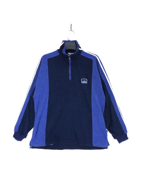 adidas Vintage 90 ADIDAS Half Zip Turtle Neck Fleece #2213-87
