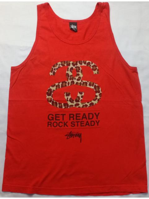 Stüssy Rare Stussy " Get Ready Rock Steady" Sleeveless Tee