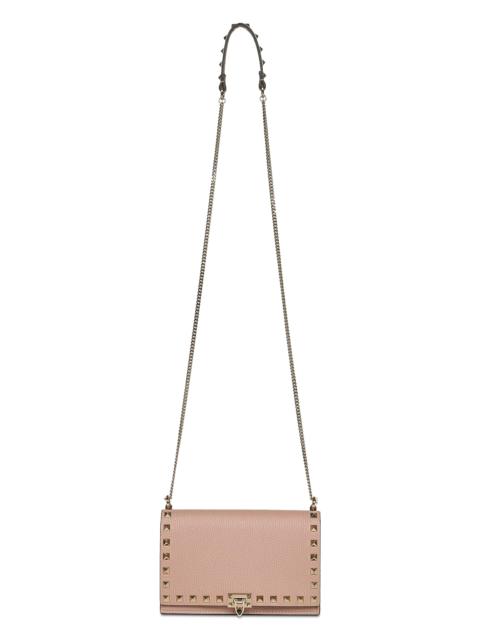 Valentino Valentino Garavani Women Pink Rockstud Mini Bag With Chain