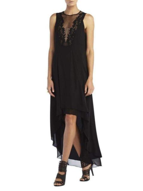 Other Designers BCBGMAXAZRIA - Cassidy Sleeveless Embroidered Lace Yoke Dress