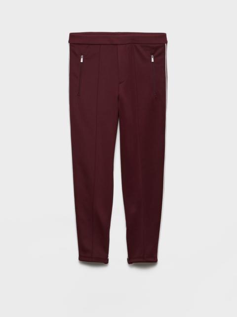 Prada Technical fabric joggers