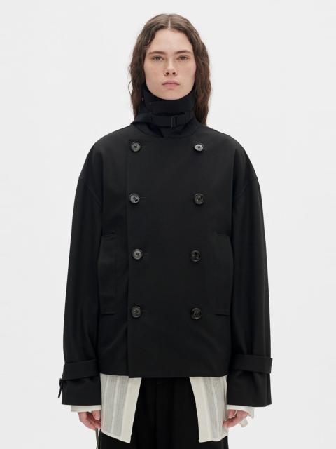 Ann Demeulemeester leni Cropped Trench Coat