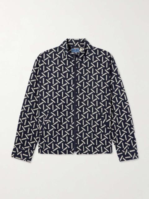 Printed Cotton and Nylon-Blend Twill Jacket