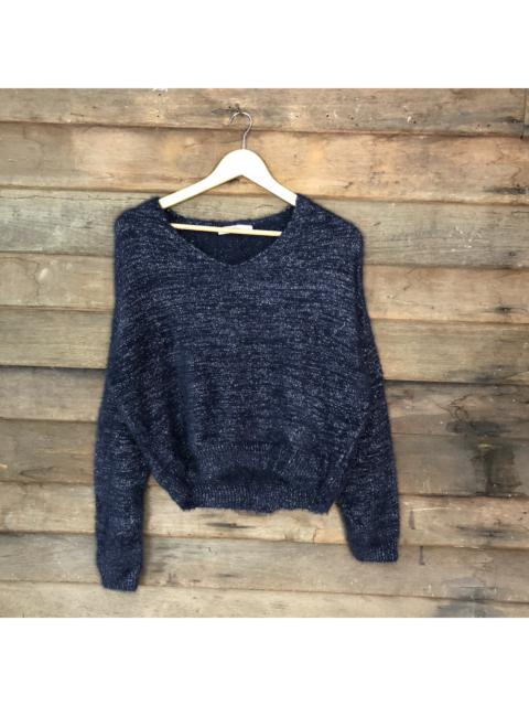 Other Designers Japanese Brand - MYU D.Blue Shag Shaggy Fur Mohair Knitwear #6969