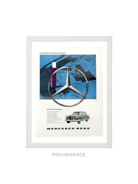 Other Designers Mercedes-Benz Antique Vintage Newsprint Ad - Star Car