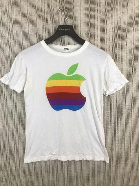 Other Designers Apple × Vintage - RARELY‼️VINTAGE 80s APPLE COMPUTER TSHRIT ICONIC LOGO APPLE ‼️