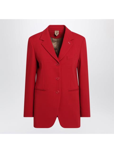 Max Mara Max Mara Red Wool Cady Blazer Women