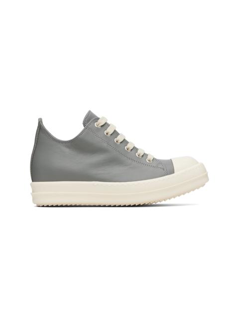 Rick Owens Gray Concordians Low Sneaks Sneakers