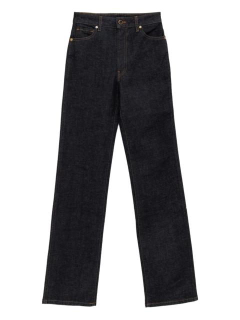 KHAITE button-embellishment jeans