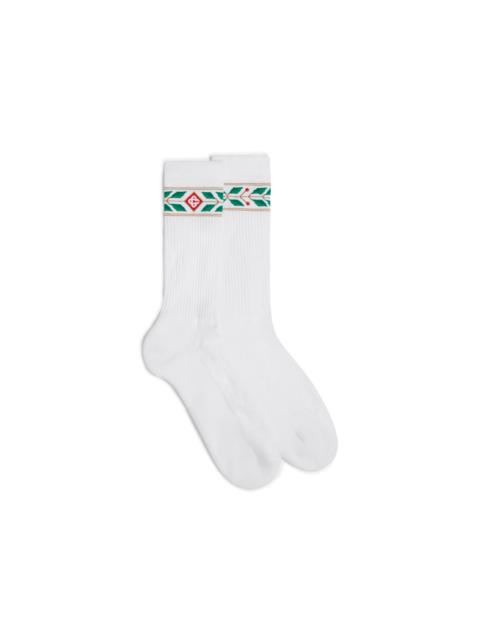 CASABLANCA Laurel Ribbed Sport Socks