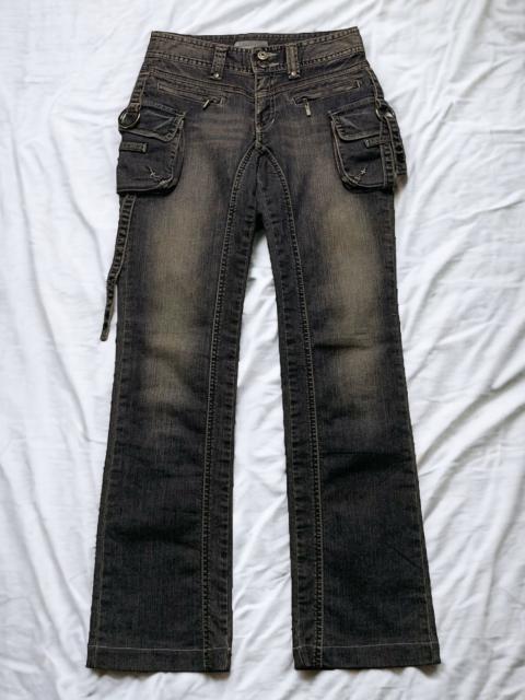 Other Designers If Six Was Nine - Albachez Flare Muddy Multipocket Chain Y2K Punk