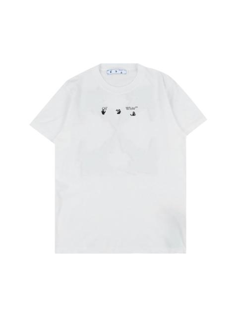 Off-White Off-White Bolt Arrow Short-Sleeve Slim Tee 'White/Green'