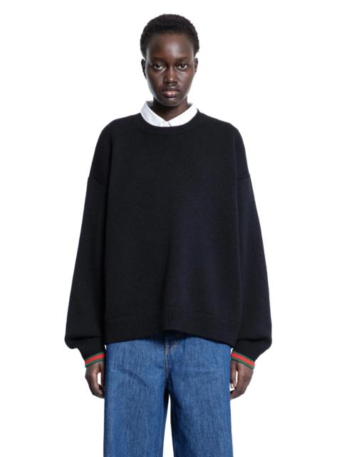 GUCCI Cashmere-Wool-Web-Sweater