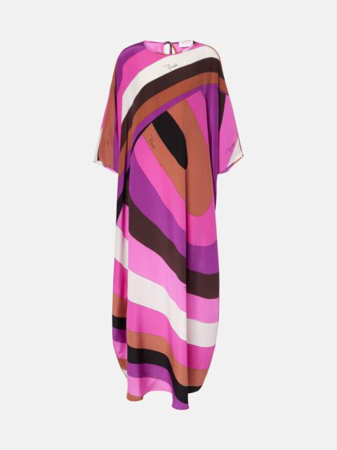 PUCCI Iride silk crêpe de chine kaftan