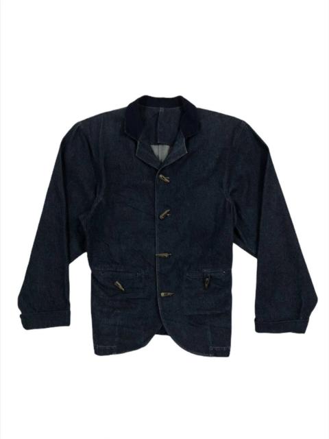 Yohji Yamamoto 1980s Yohji Yamamoto Batwing Indigo Baggy 🧙‍♀️ Denim Jacket