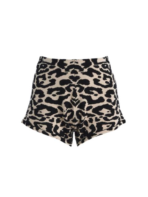 POSSE Exclusive Lexi Leopard Knit Shorts animal