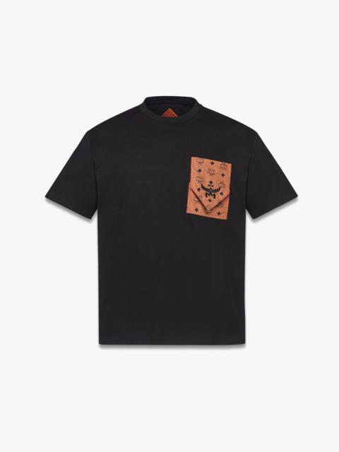 MCM Monogram Patch Pocket T-Shirt in Organic Cotton