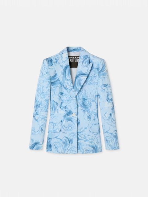 VERSACE JEANS COUTURE Printed Nylon Blazer