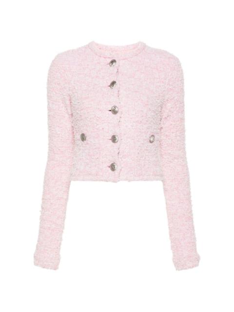 BALENCIAGA embossed-buttons cardigan