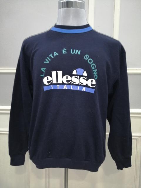 Other Designers Vintage - Vintage Ellesse Italia Sweatshirt/Rare & unique design