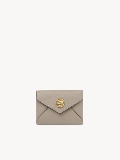 Chloé ENVELOPE CARD HOLDER IN GRAINED LEATHER