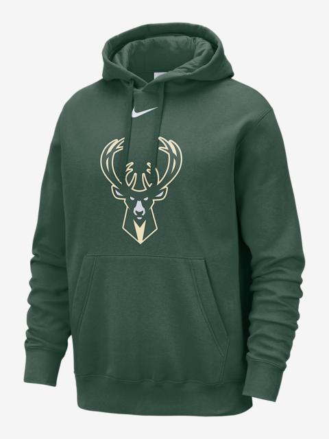 Nike Milwaukee Bucks Club Men's Nike NBA Pullover Hoodie