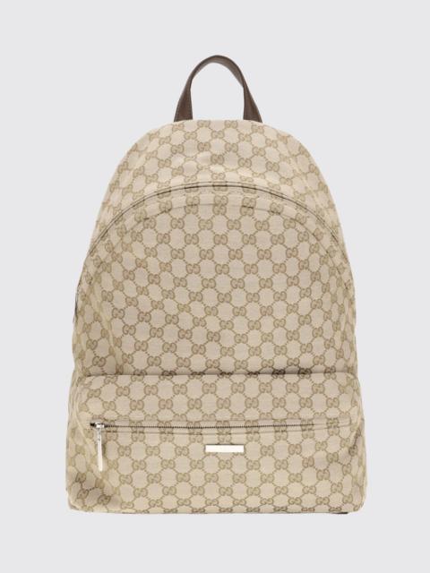 GUCCI Gucci Men Gucci Gg Monogram Jacquard Fabric Backpack With Padded Straps