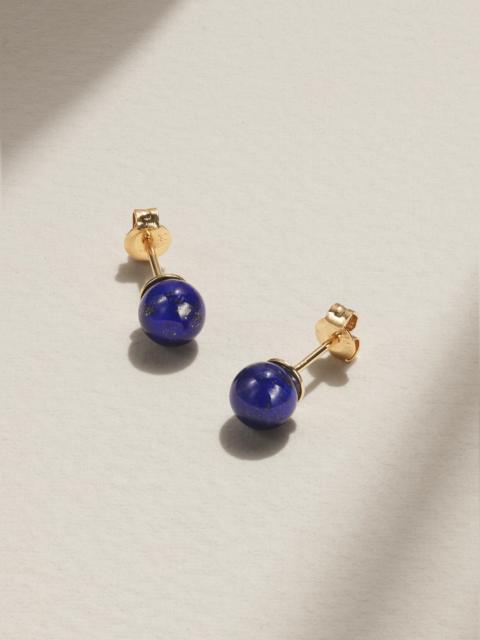 MATEO 14-karat Gold Lapis Lazuli Earrings