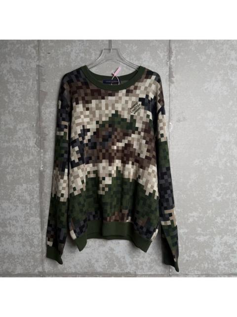 Louis Vuitton Louis Vuitton Virgil Abloh Pixel Camo Patchwork Sweatshirt