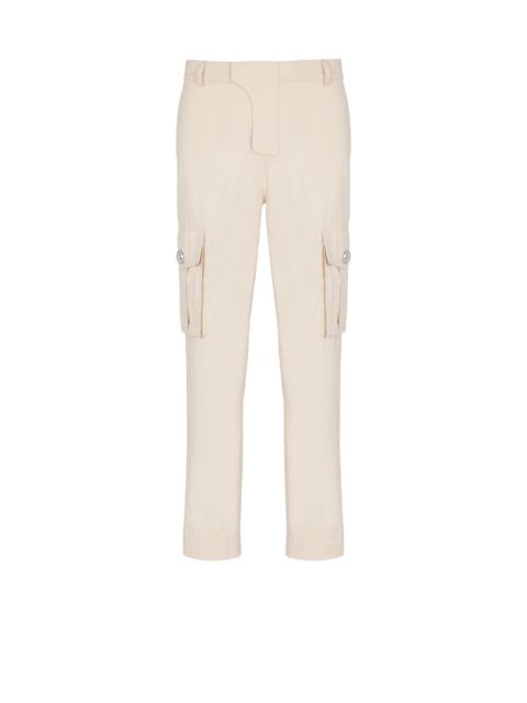 Balmain Cotton cargo trousers