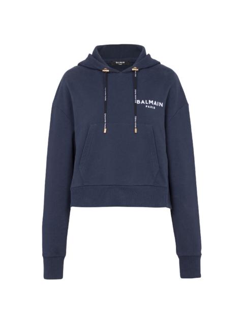 Balmain Balmain Eco Flock Cotton Hoodie
