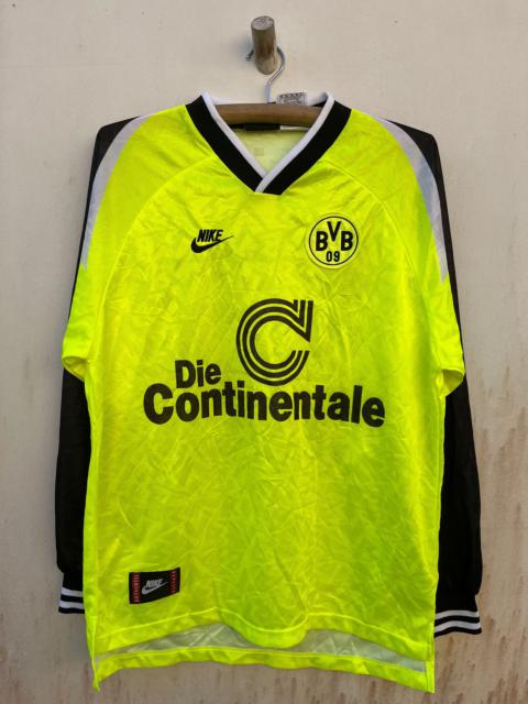 Nike Rare Vintage Nike Borussia Dortmound 90s Long Sleeve V Neck