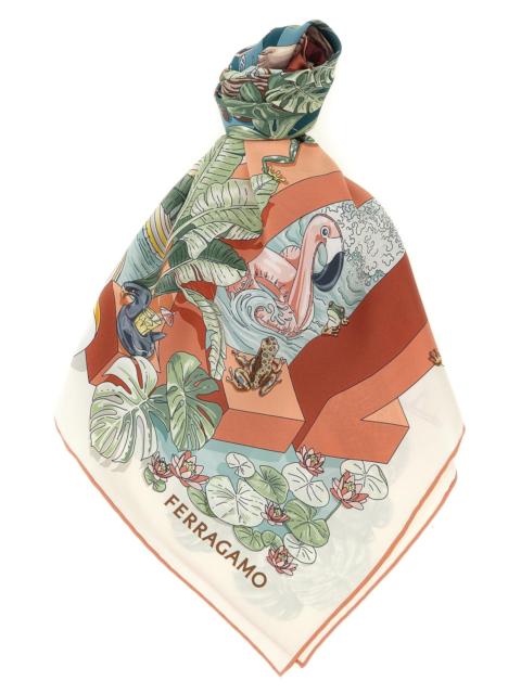 FERRAGAMO Ferragamo Women 'Jungle Party' Scarf
