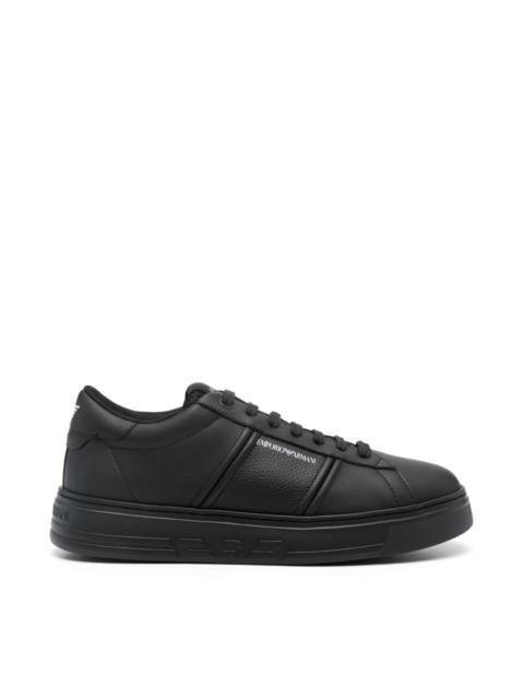 Leather sneakers