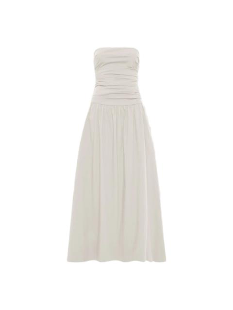cotton-blend dress