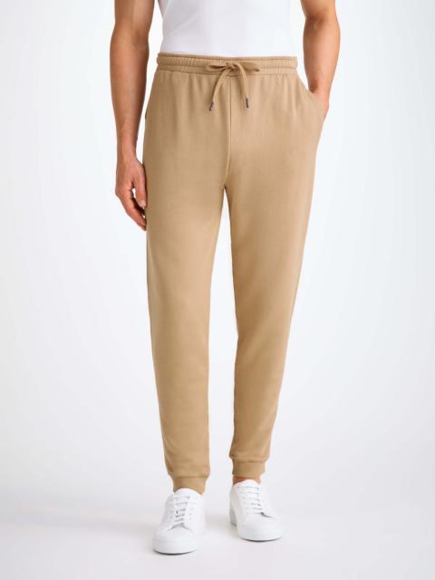 Derek Rose Men's Sweatpants Quinn Cotton Modal Camel