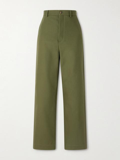 WARDROBE.NYC Cotton-drill Straight-leg Pants