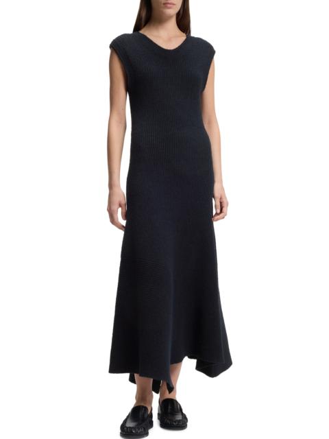 BOSS BOSS Forsizia Rib Maxi Sweater Dress in Sky Captain at Nordstrom